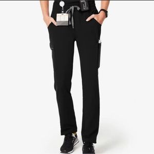FIGS - Women's Black Yola - High Waisted Scrub Pants